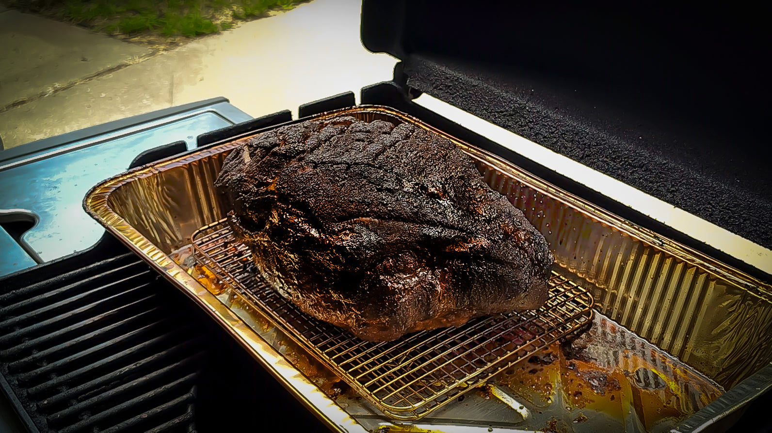 Smoking Pork Butt on a Propane Grill – Big Rock Foods - Payne County Rust