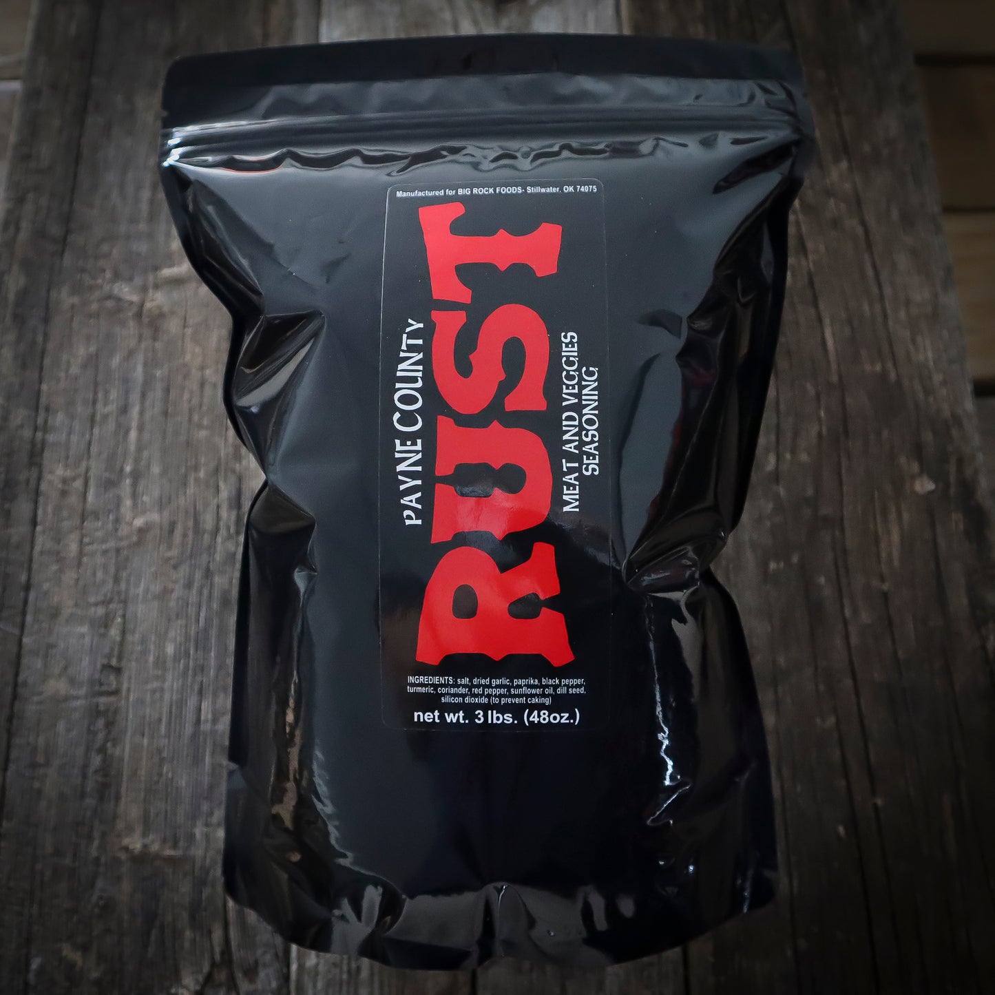Payne County Rust Seasoning