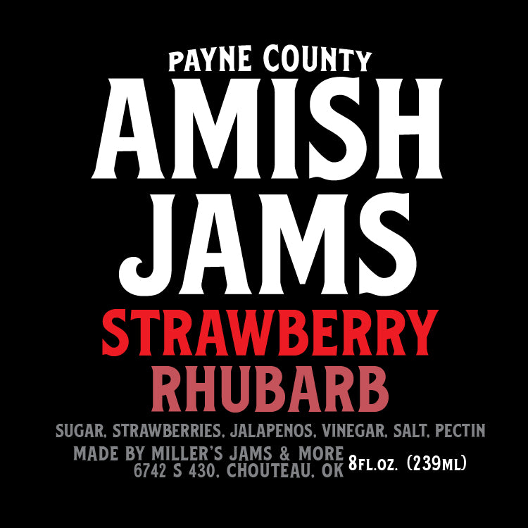 Strawberry Rhubarb Amish Jam