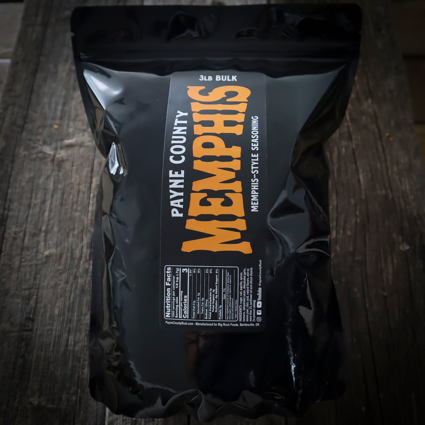 Payne County Memphis Seasoning Spice - Big Rock Foods