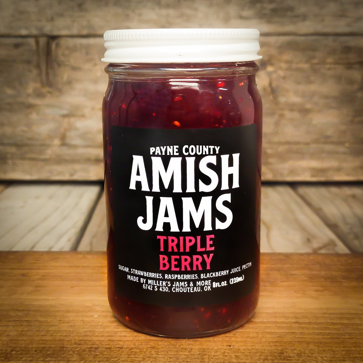 Payne County Triple Berry Amish Jam - Big Rock Foods