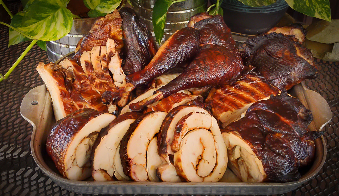Smoked Turkey on a Weber Smokey Mountain