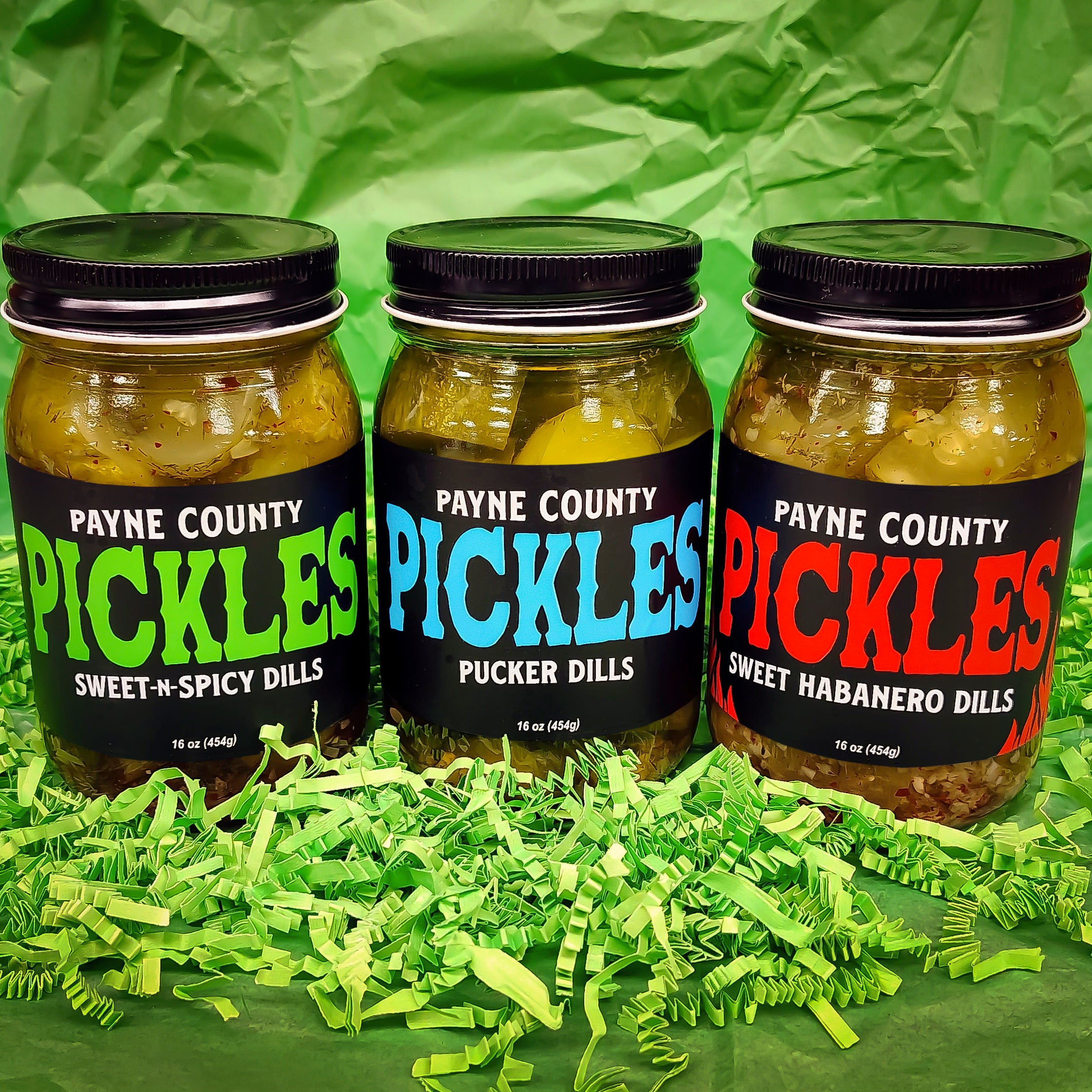 Sweet-n-Spicy, Sweet Habanero and Pucker Dill Pickles Bundle – Big