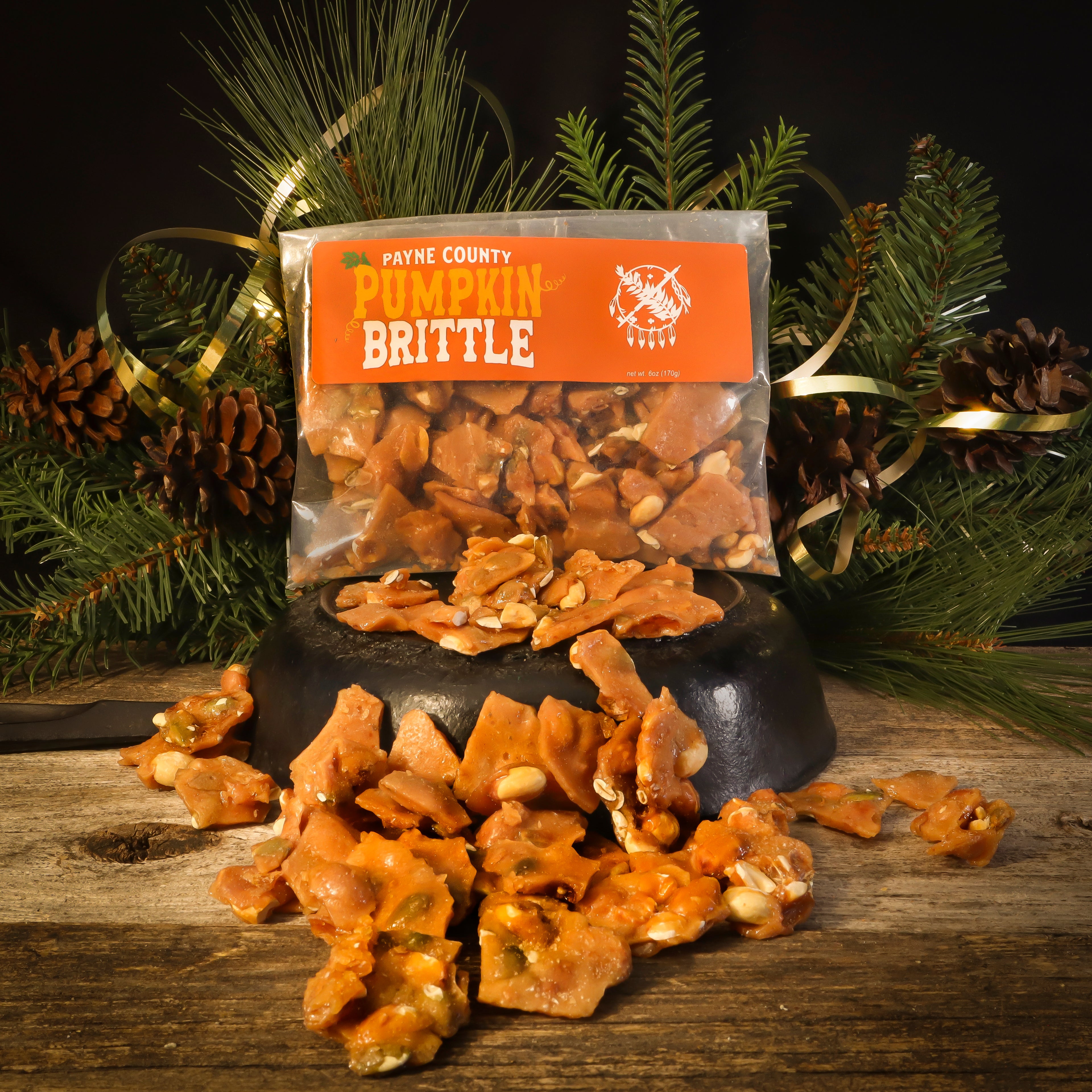 Pumpkin Peanut Brittle