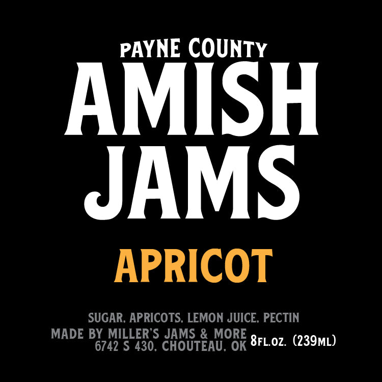 Payne County Apricot Amish Jam - Big Rock Foods