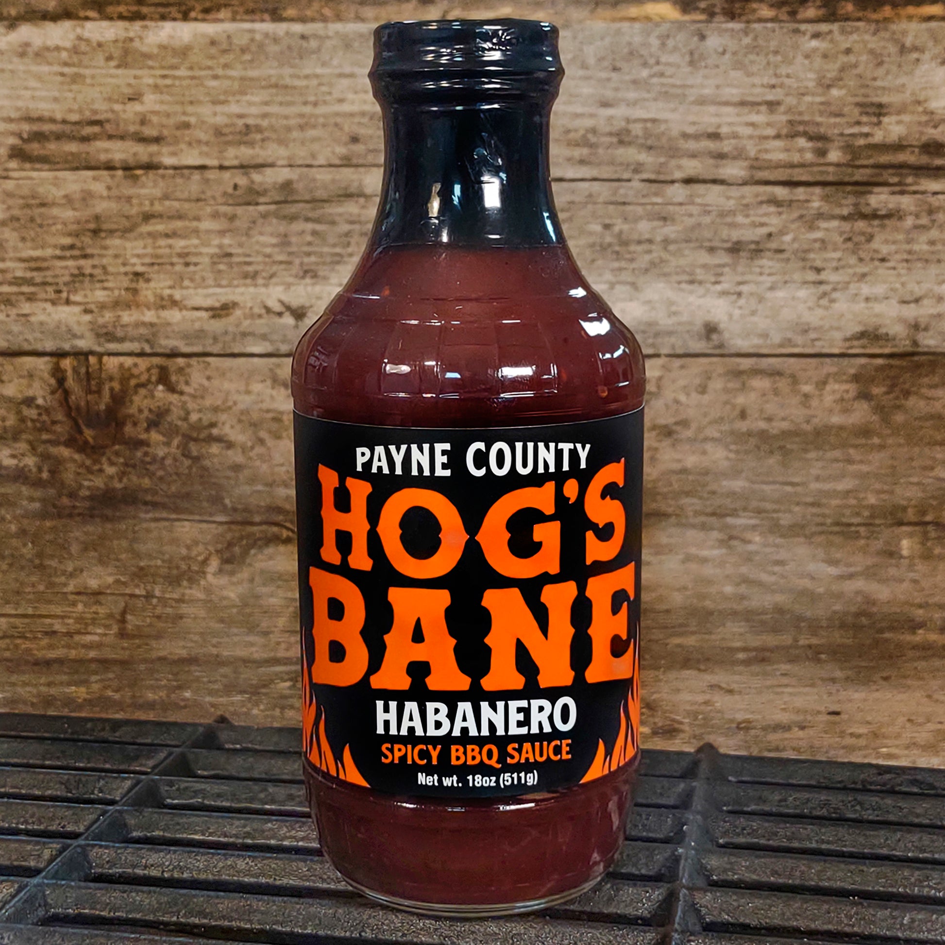 Payne_County_Hogs_Bane_Habanero_BBQ_Sauce Payne County Hog's Bane Habanero BBQ Sauce - Big Rock Foods