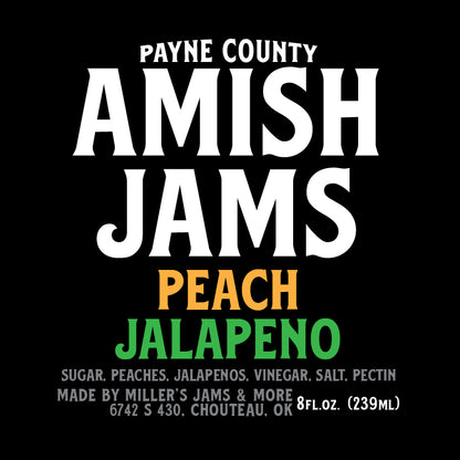 Payne County Peach Jalapeno Amish Jam - Big Rock Foods