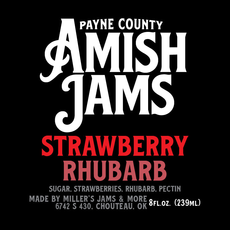 Payne County 6-Jam Bundle Gift Set with Payne County Apricot Amish Jam, Payne County Strawberry Rhubarb Amish Jam, Payne County Strawberry Jalapeno Amish Jam, Payne County Triple Berry Amish Jam, Payne County Peach Jalapeno Amish Jam and Payne County Apple Cobbler Jam - Big Rock Foods