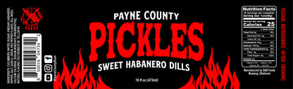 Payne County Sweet Habanero Dills Pickles - Big Rock 