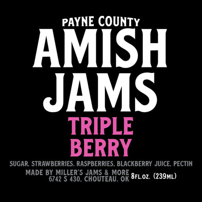 Payne County Triple Berry Amish Jam - Big Rock Foods