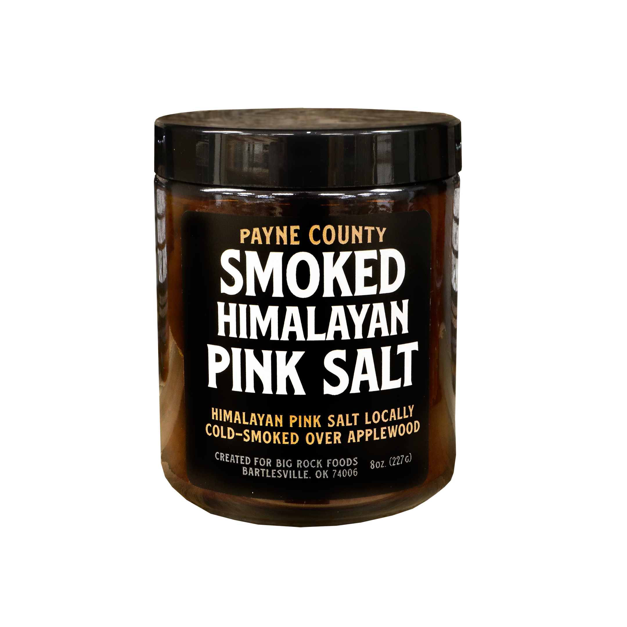 Smoked Himalayan Pink Salt 1/2lb Jar