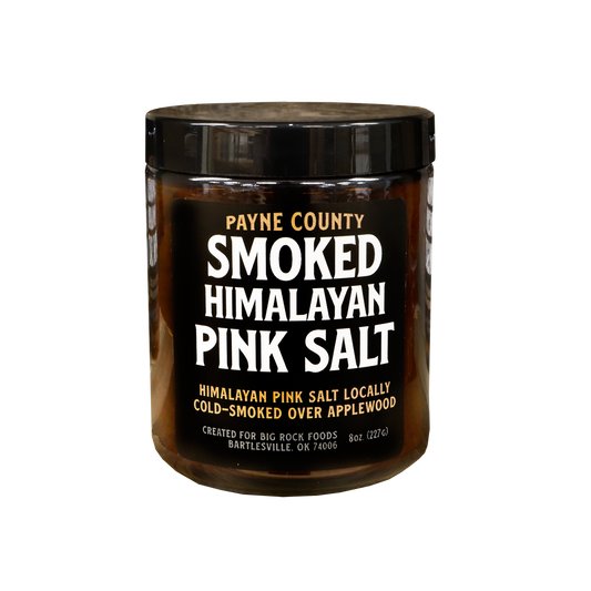 Smoked Himalayan Pink Salt 1/2lb Jar
