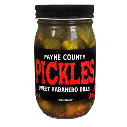 Sweet Habanero Dill Pickles